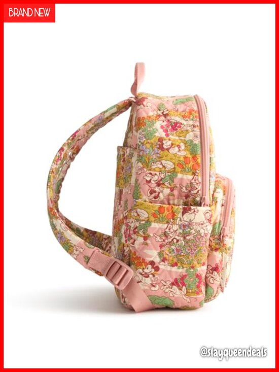 Vera Bradley Disney Premium Cotton Small Banbury Backpack, Mickey\'s Promenade main image 5